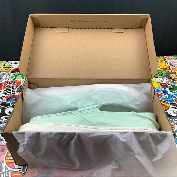 Sperry Top-Sider Slip On Mint Green Womens Various Sizes - Picture 12 of 14